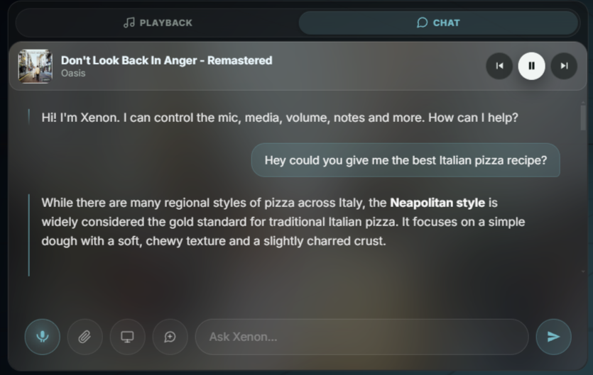 Xenon AI chat